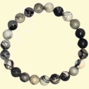 Grey jasper bracelet