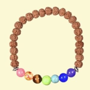 7 chakra rudraksha bracelet