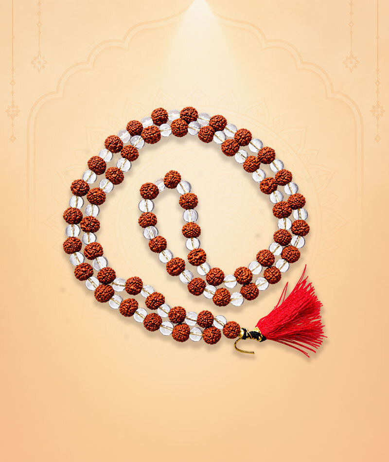 Rudraksha & Spathik Mala